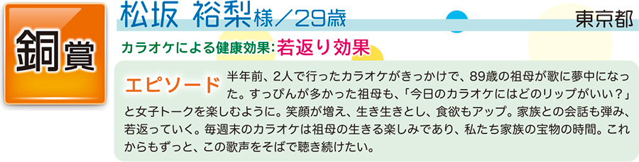 銅／松坂 裕梨 様